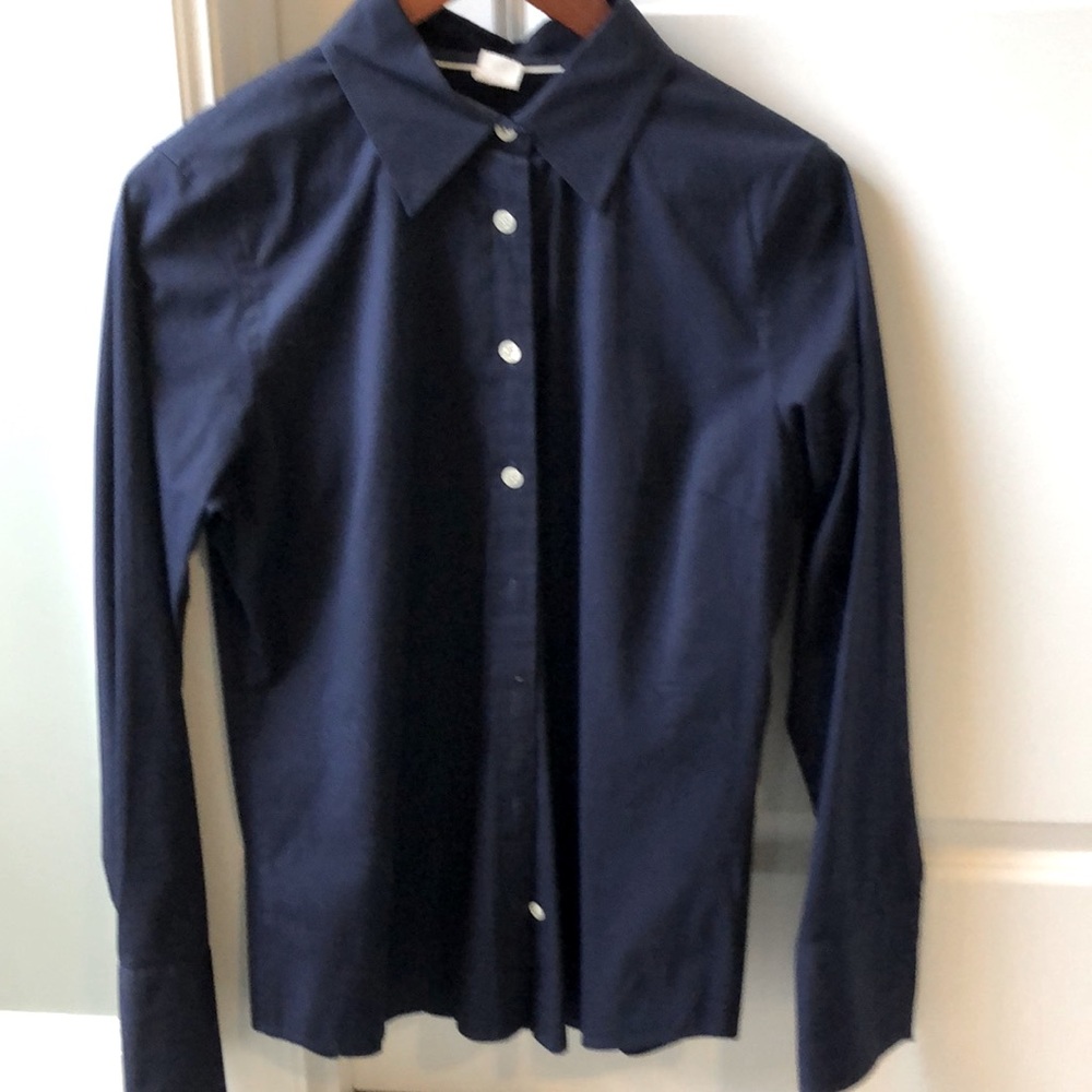 J CREW Navy Shirt